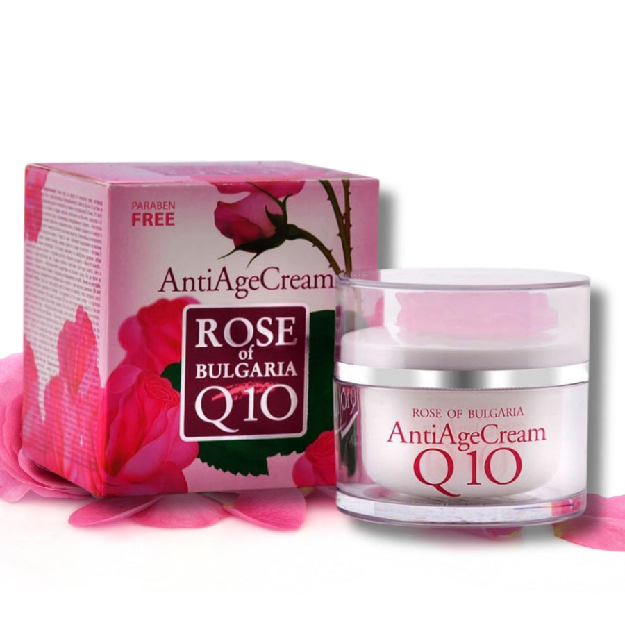 Biofresh Rose of Bulgaria Q10 Anti-Age Cream with Natural Rose Water 1.7 fl oz