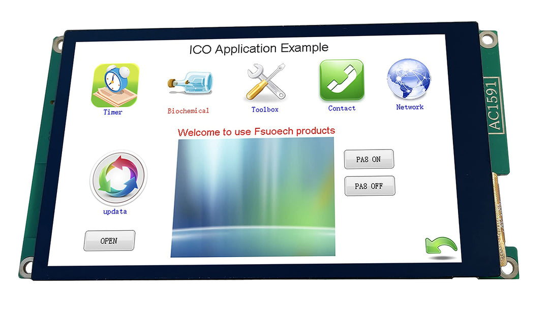 IPS 4.3 Inch TFT LCD Capacitive Touchscreen Development Board 800x480 ESP WiFi Internet of Things Intelligent Display M4 Board TKM32F499