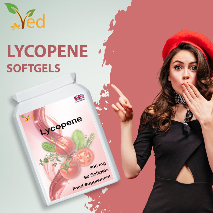 Lycopene 500 mg | 90 Softgel, 3 Month Supply.