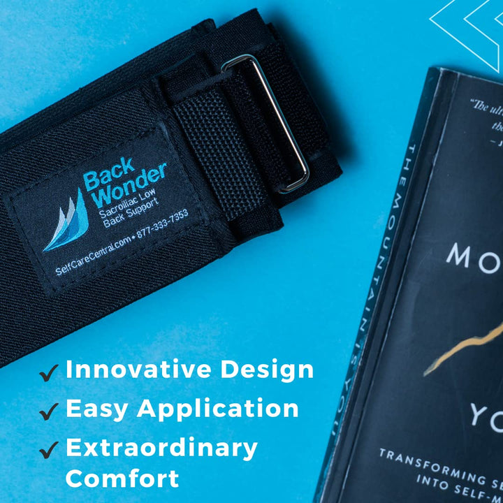 GNR Backwonder Sacroiliac Low Back Support Belt - Medium 34-40 Hips