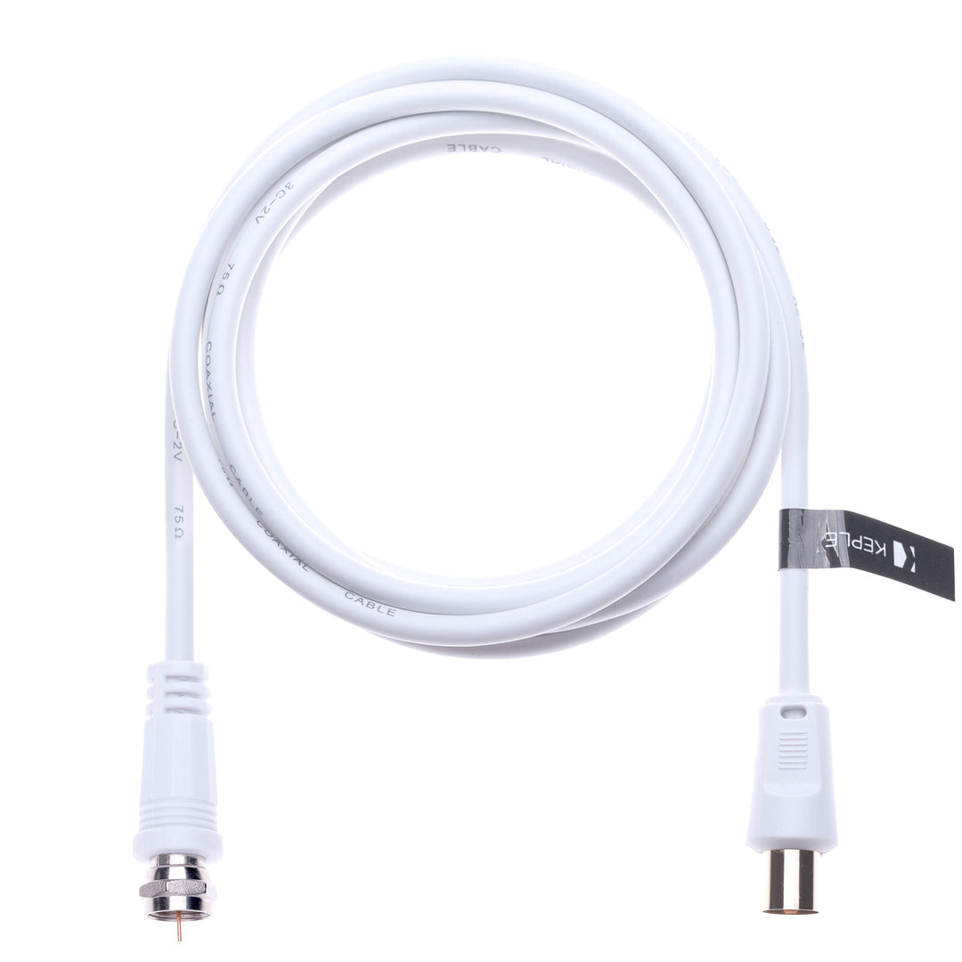 Coaxial Aerial F Connector Male Plug to RF M-Male Cable