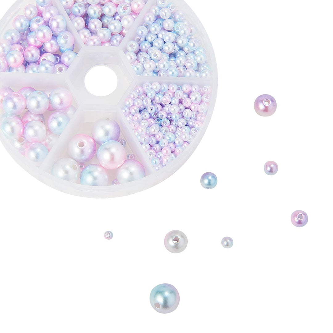LiQunSweet Airssory 665 Pcs Rainbow Color Plastic Imita