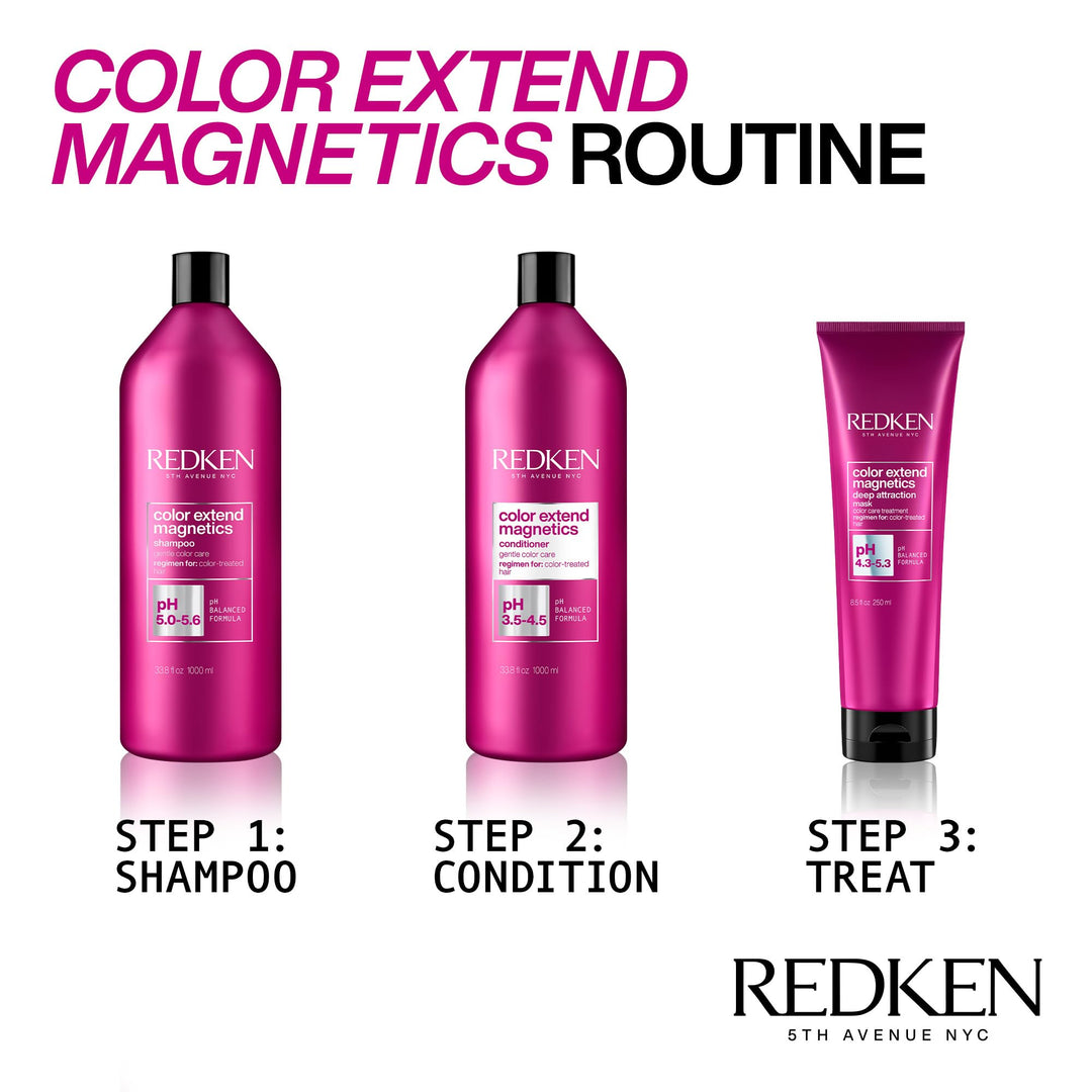 Color Extend Magnetics Shampoo | For Color-Treated Hair | Gently Cleanses &amp; Protects Color | With Amino Acid | Sulfate-Free | 33.8 Fl Oz