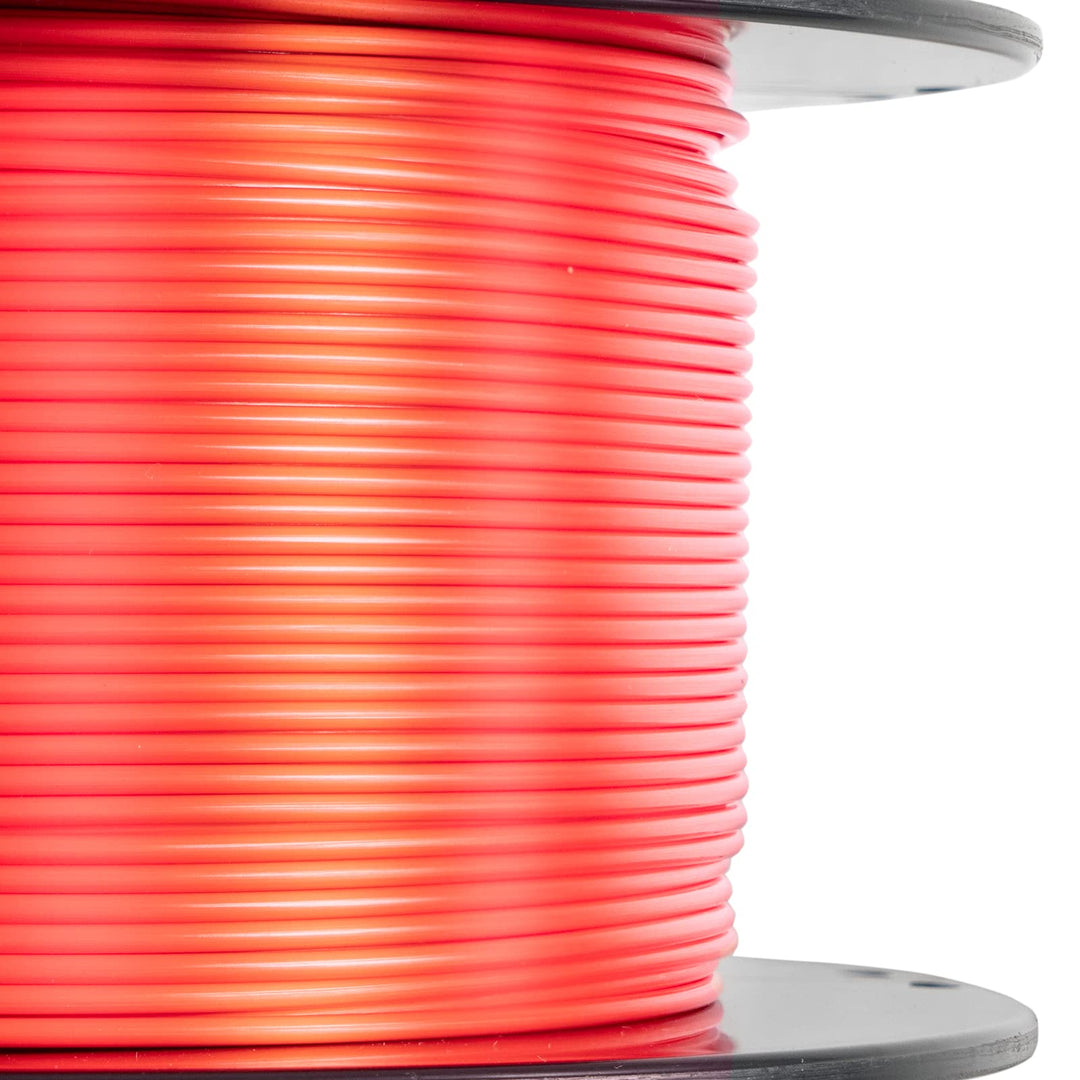 Metallic Finish PLA 3D Printer Filament, Dimensional Accuracy +/- 0.03 mm, 1 kg Spool, 1.75 mm, Red