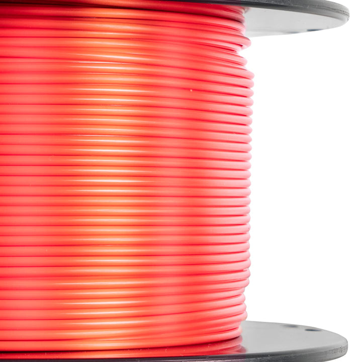 Metallic Finish PLA 3D Printer Filament, Dimensional Accuracy +/- 0.03 mm, 1 kg Spool, 1.75 mm, Red