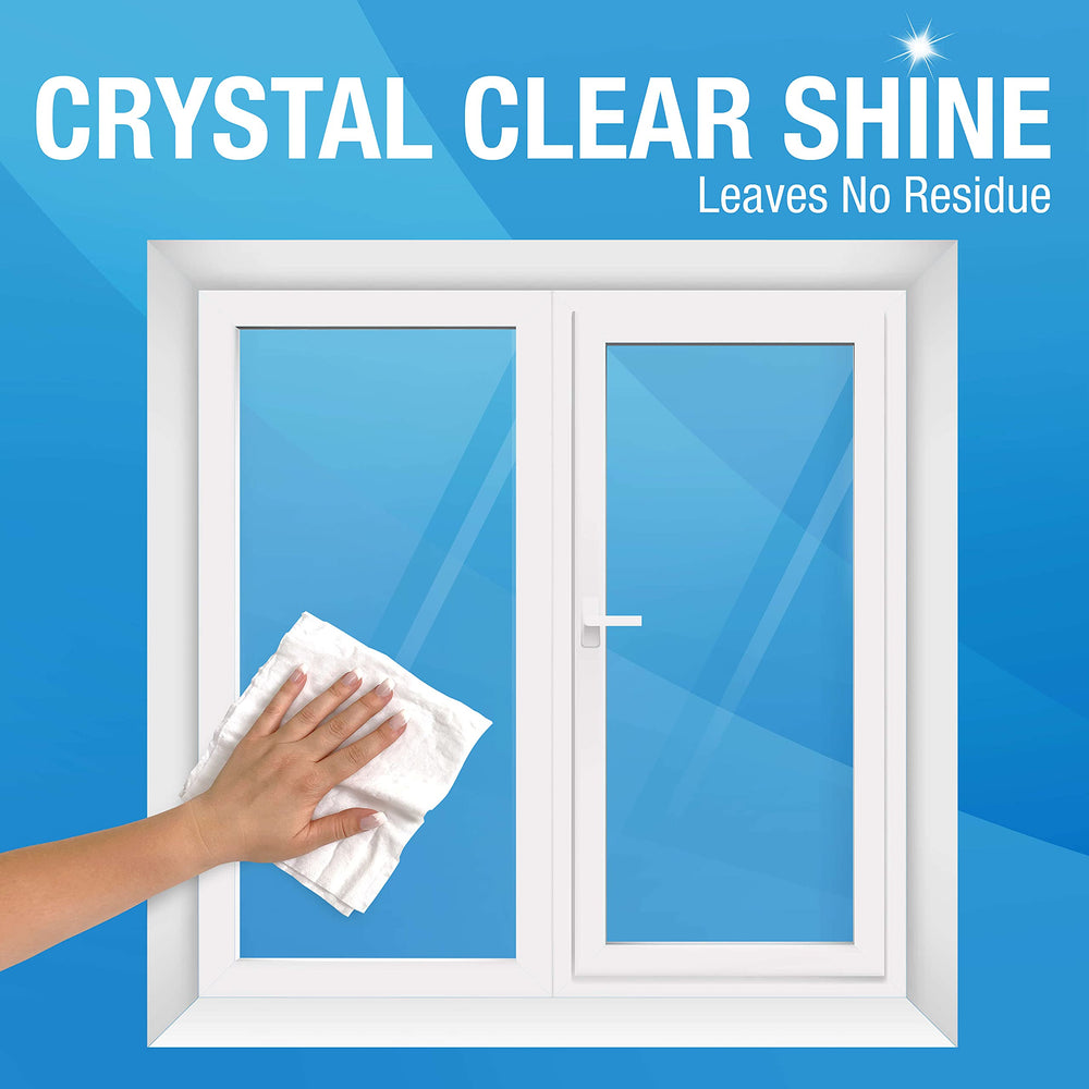 MiracleWipes for Glass - Disposable, Streak Free Cleani