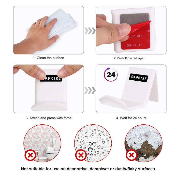 3M Double Sided Adhesive Tape Pads 10 PCS Multipurpose 3M VHB Sticky Adhesive Pads Replacement Mounting Tape with Stainless Steel Folding Scissors and Storage Box - 1.96 in x 1.57 in