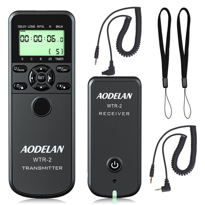 AODELAN Camera Wireless Shutter Release Timer Remote Co