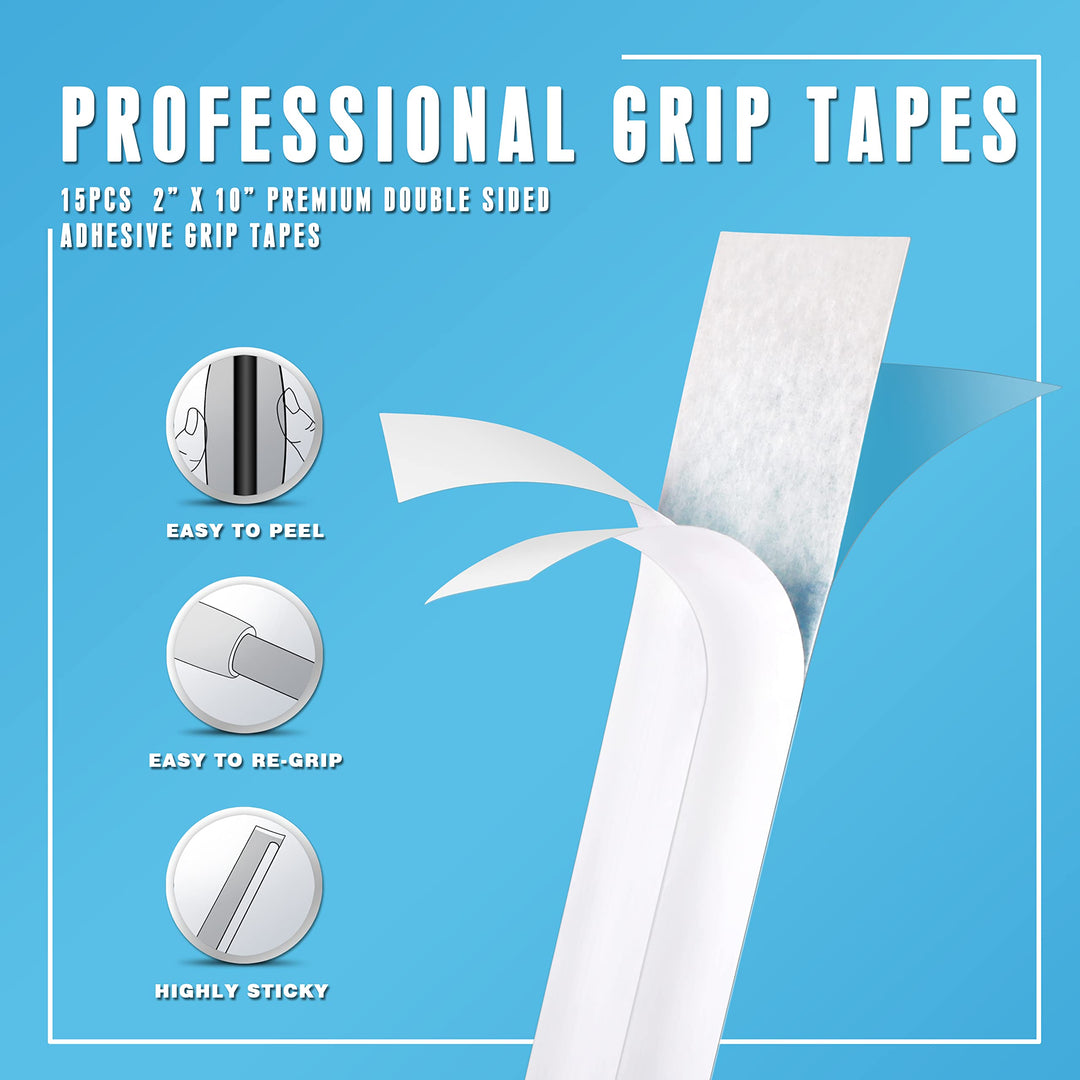 Deluxe Grip Repair Kits for Regripping Golf Clubs - Inlcudes Hook Knife, 2 x 10 Professional Tapes, 5 oz Solvent and Rubber Vise Clamp(All Repair Kits)