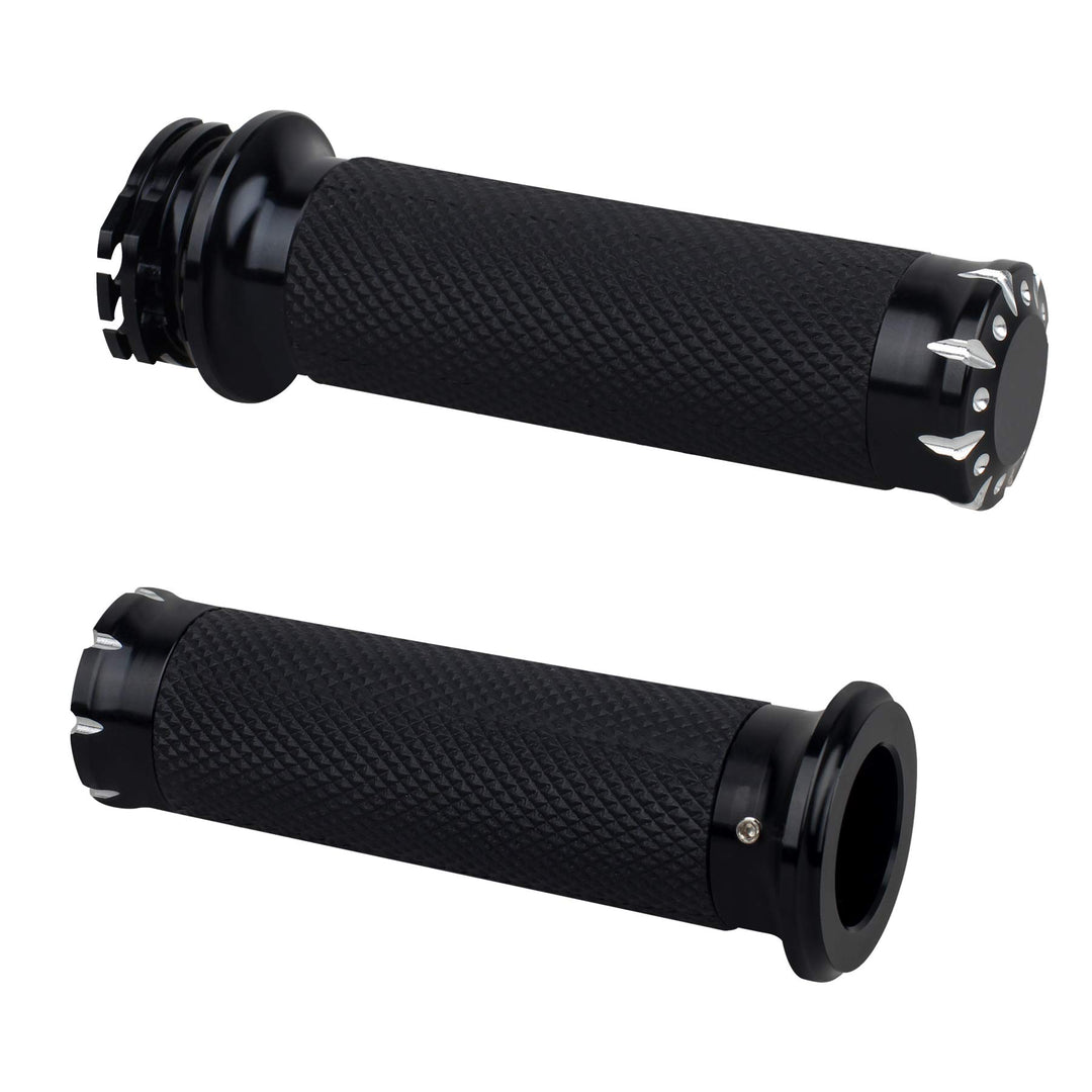 Handlebar Hand Grips Motorcycle Throttle Grip for 1 / 25mm Handle Bars Universal Compatible with Harley Dyna Sportster 883 1200 Road Electra Glide Softail Touring