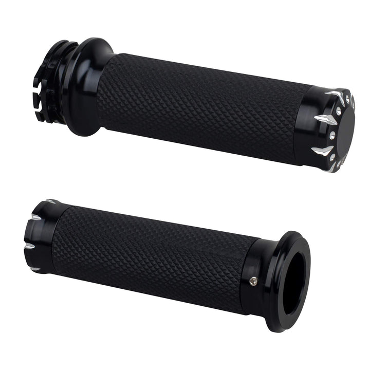 Handlebar Hand Grips Motorcycle Throttle Grip for 1 / 25mm Handle Bars Universal Compatible with Harley Dyna Sportster 883 1200 Road Electra Glide Softail Touring