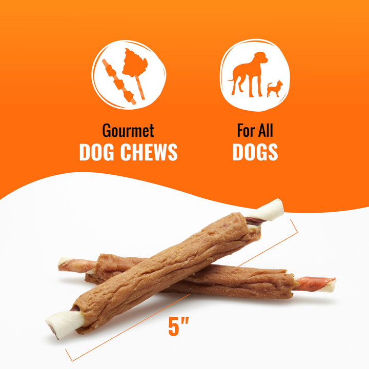 Good ‘n’ Fun Triple Flavor Ribs Chews for All Dogs, Treat Your Dog to Long-Lasting Chews Made with Beef Hide, Chicken and Pork Hide, 4 Ounces