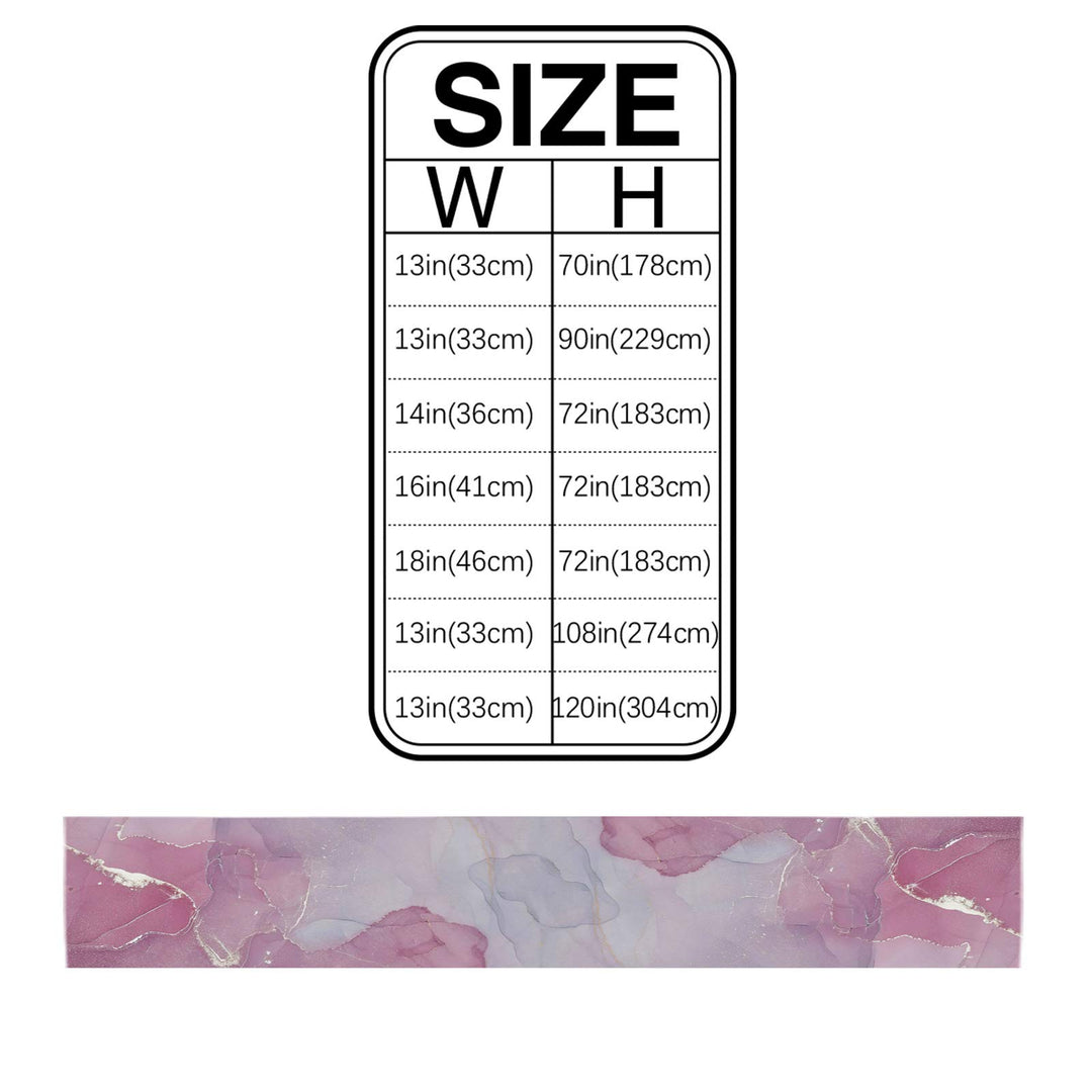 Marble Pink Table Runner-Cotton Linen-72 Inch Long Agate Gold Line Holiday Dresser Scarves,Abstract Modern Art Ombre Tablerunner for Kitchen Coffee/Dining Bedroom Home Living Room Dinner Scarf Décor