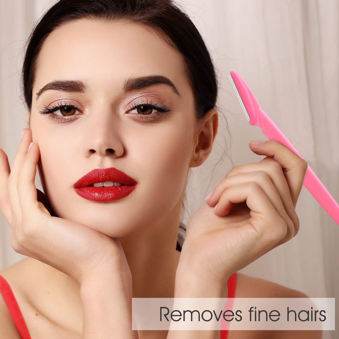 Fepito 20Pcs Eyebrow Razor Shaper Shavers Trimmers For Women And Men Face Hair Removers Multipurpose Exfoliating Face Razor
