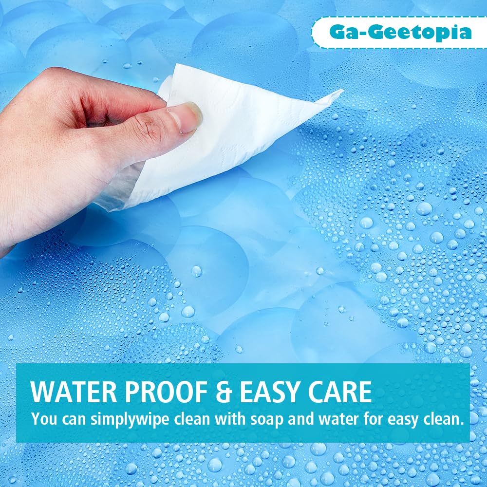 Ga-Geetopia EVA 3D Blue Pearl Water Cube Plastic Shower