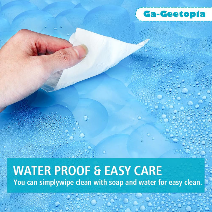 Ga-Geetopia EVA 3D Blue Pearl Water Cube Plastic Shower