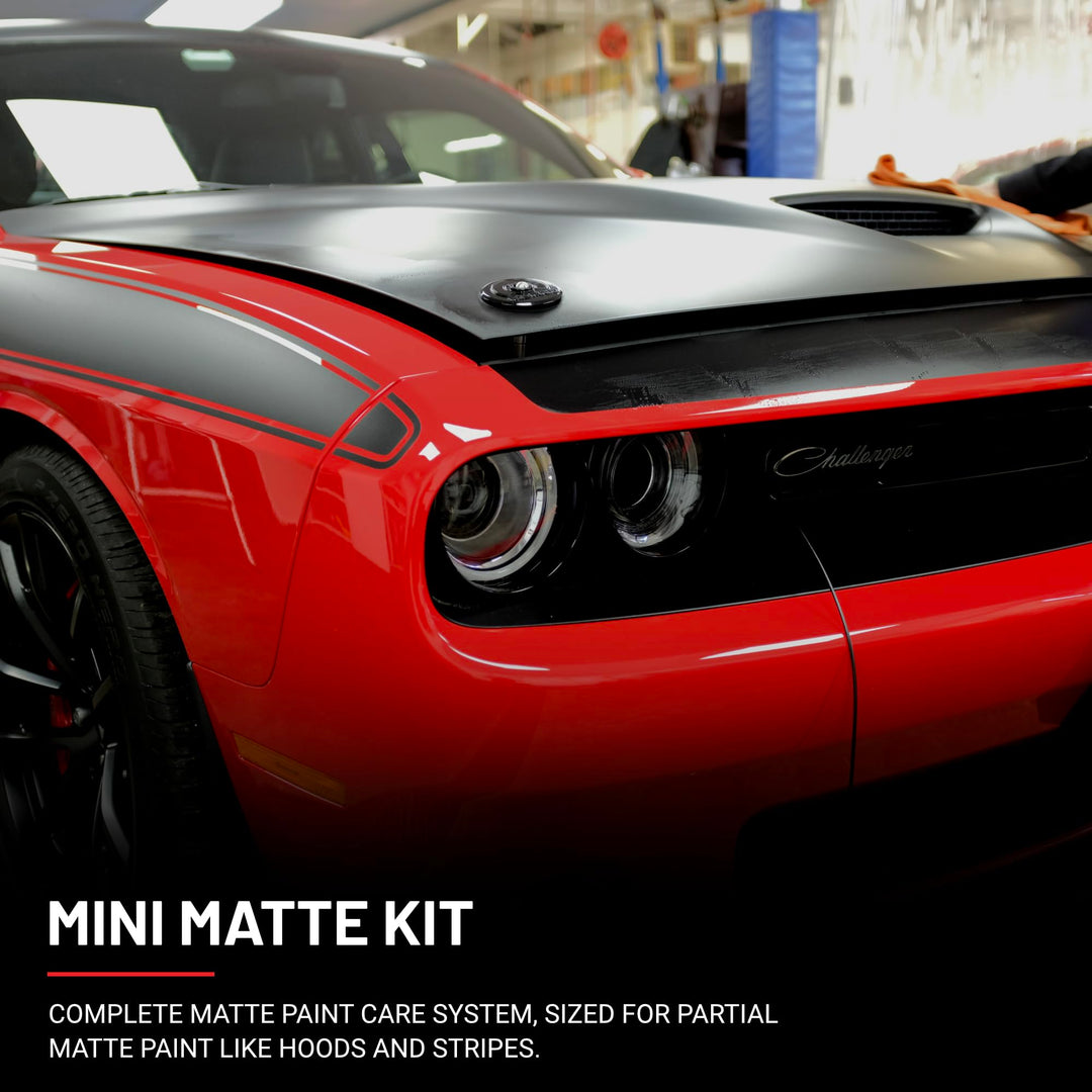 Dr. Beasley&#39;s Mini Matte Kit with Accessories - Instant Bonding Coating, 2+ Years of Protection with Body Wash, Final Finish, Paint Cleanser, Matte Paint Coating