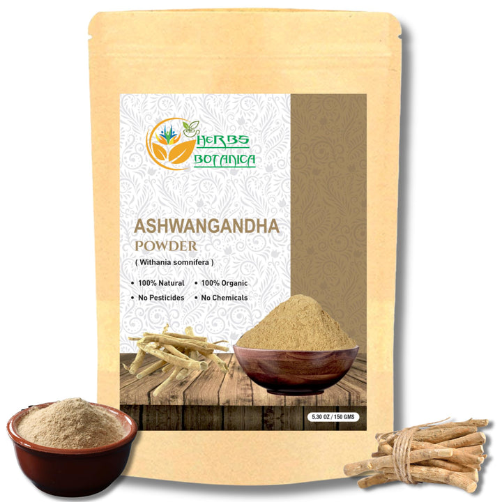 Herbs Botanica Ashwagandha Root Powder Withania Somnife