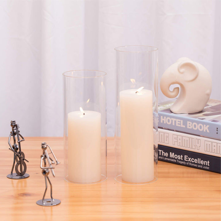 WGVI Hurricane Candle Holder Sleeve, Wide 4, Height 8, 