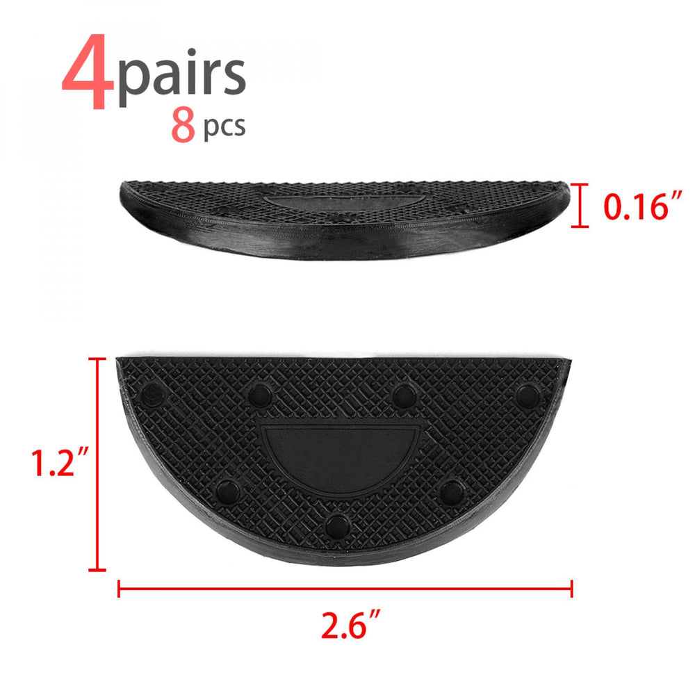 uxcell Rubber Heel for Shoes Boots Sole Heel Guard Repa