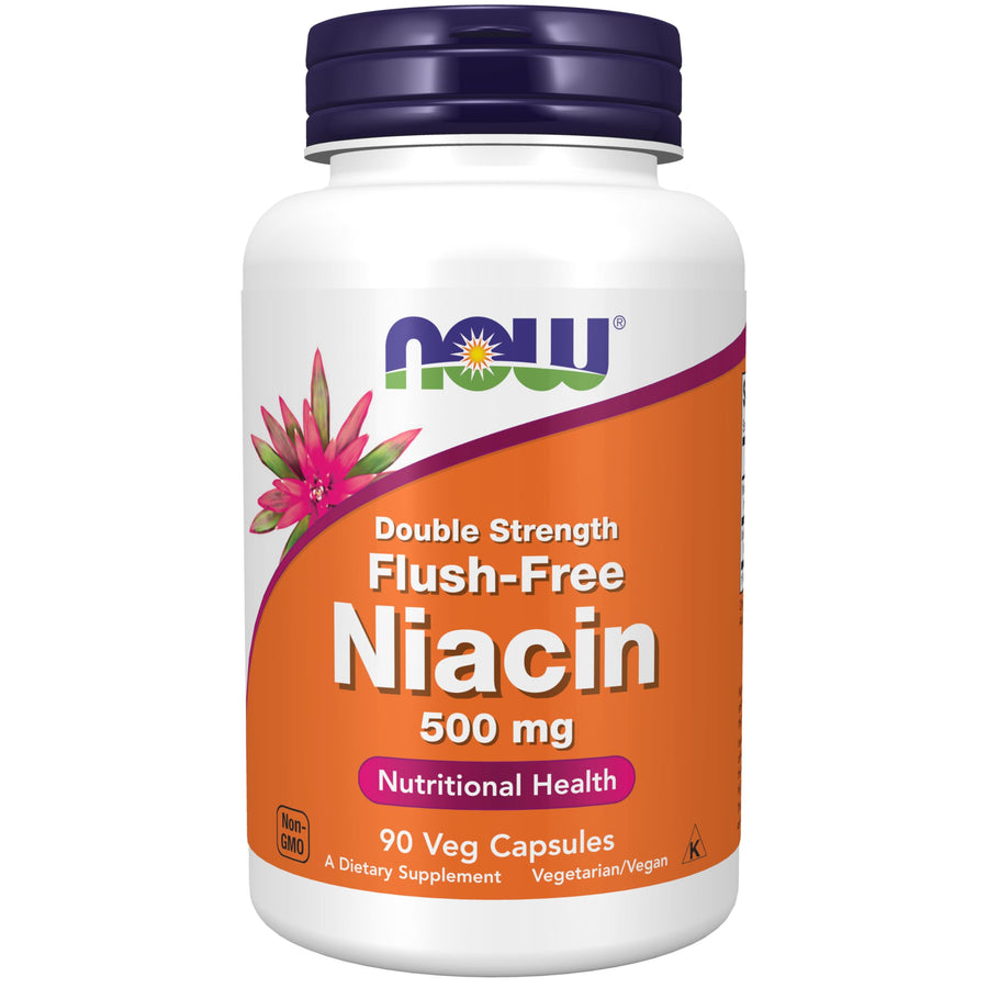 NOW Foods Supplements, Niacin (Vitamin B-3) 500 mg, Flu