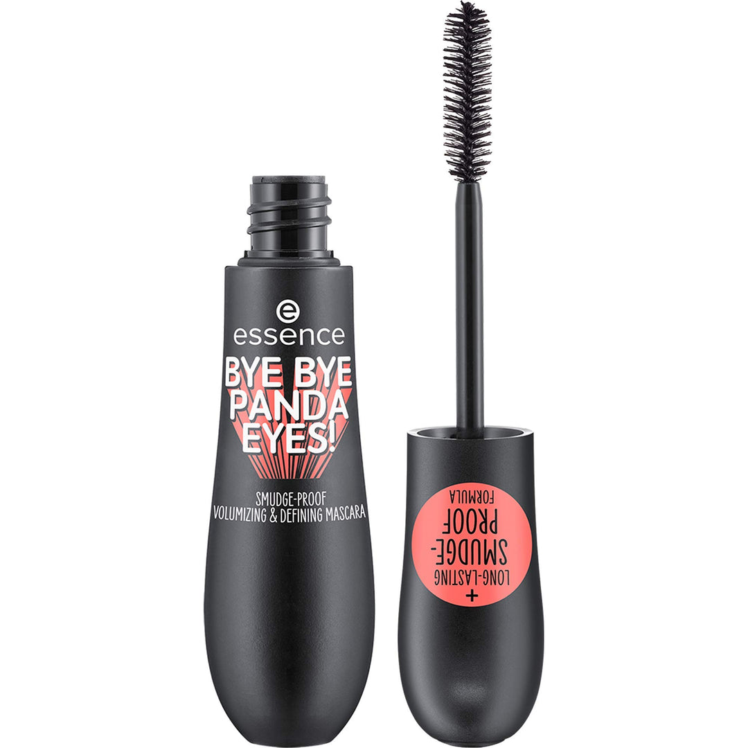 Essence BYE BYE PANDA EYES! Smudge-Proof Volumizing And Defining Mascara 01 Black