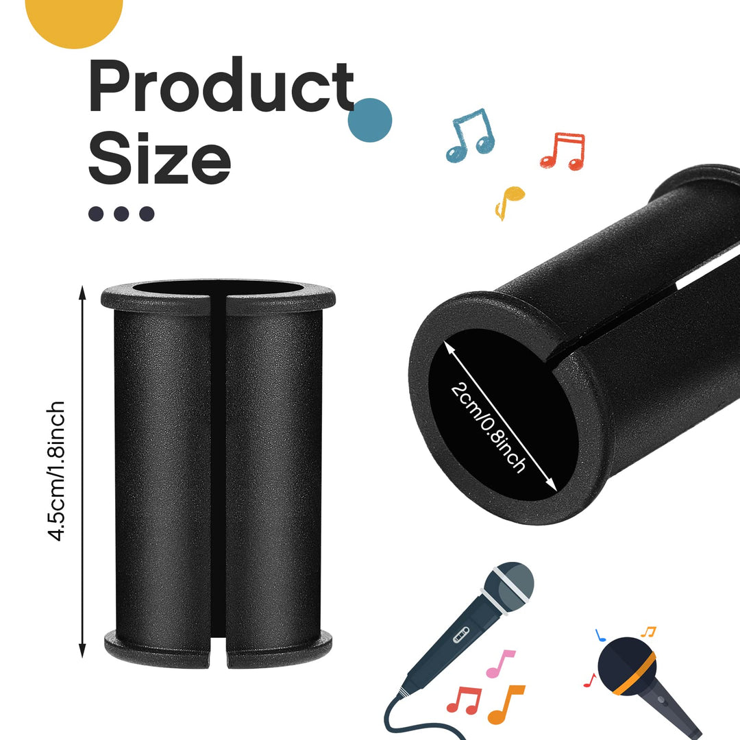 4 Pcs Microphone Shock Mount Rubber Spacer Tube Microphone Sleeve Washer Compatible with Sony Camcorder Rode NTG Shotgun Microphone Fx3 Mic Shock Mount Microphone Sleeve