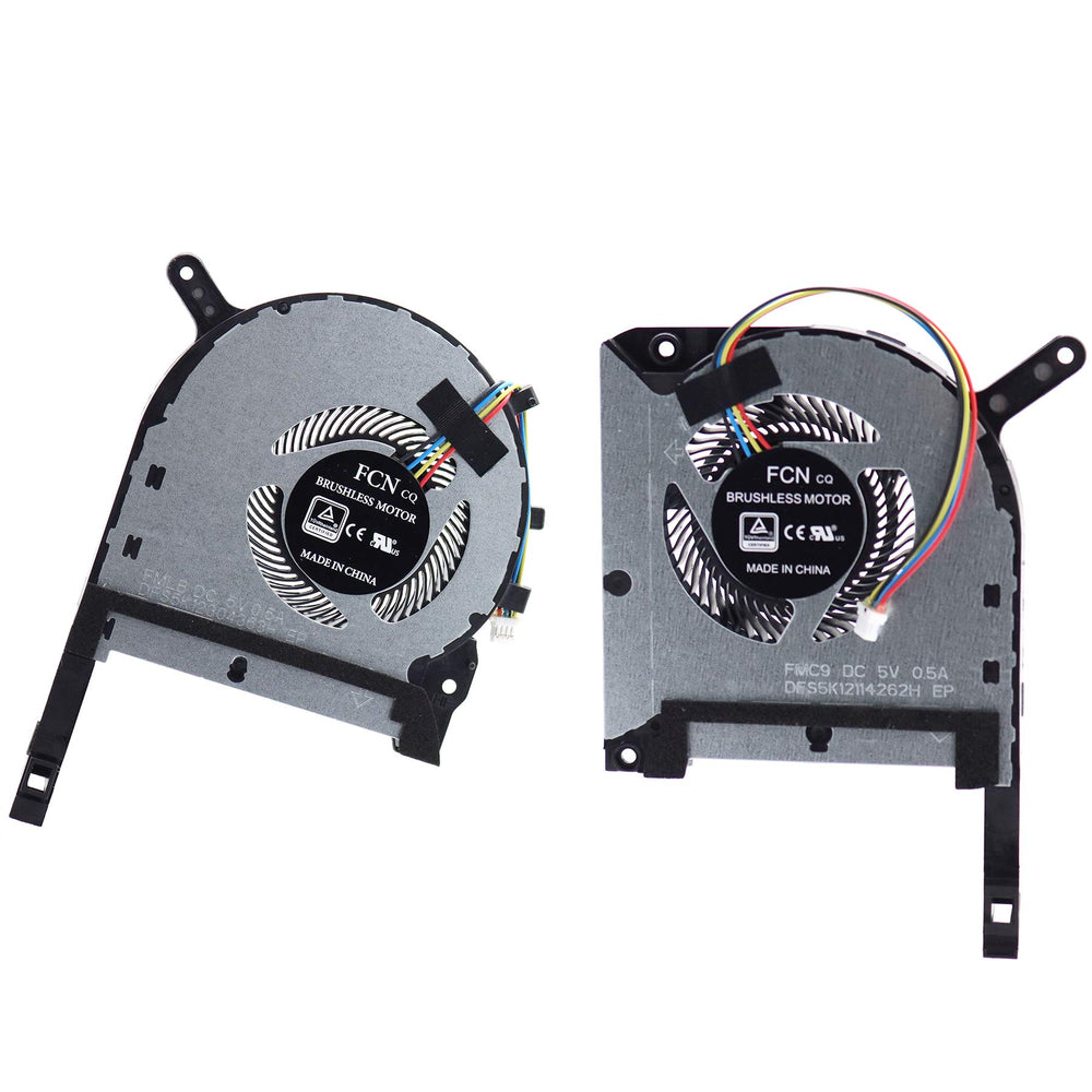 CPU & Graphics GPU Cooling Fan Replacement for ASUS FX506 FX505 FX566 FX706 FA506 FA706 FX705 FX506LH-AS51 FX505DT-AH51 FX566LH-HN257T