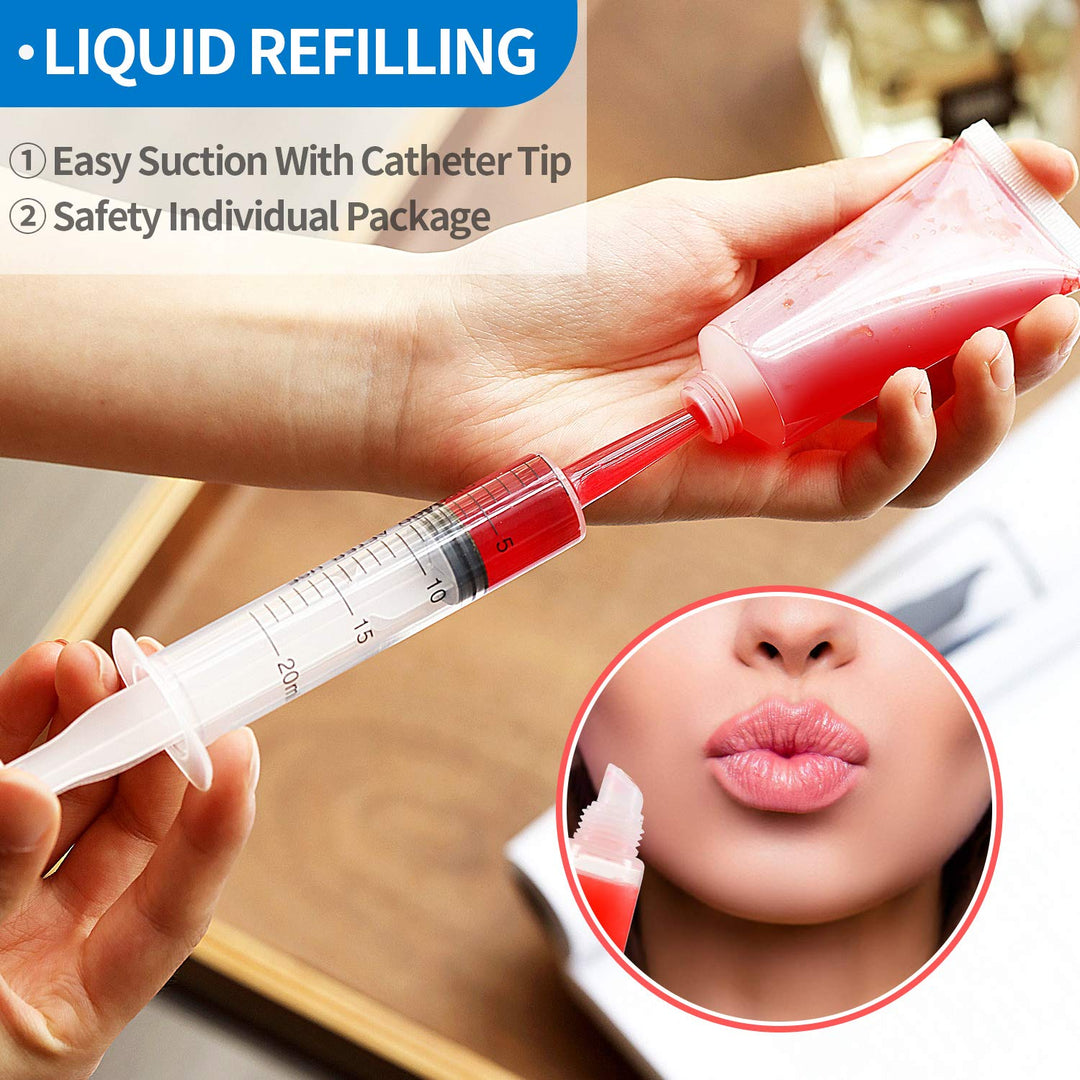 150ml Syringe without Needle, Individually Wrapped for Industrial, Scientific, Measuring, Watering, Pet Feeding, Liquid Refilling and Dispensing (Pack of 5)