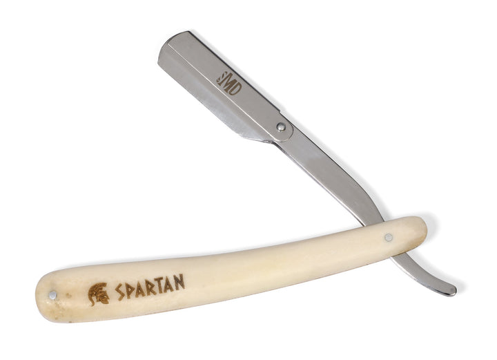 Barber Spartan Razor - Bone Handle
