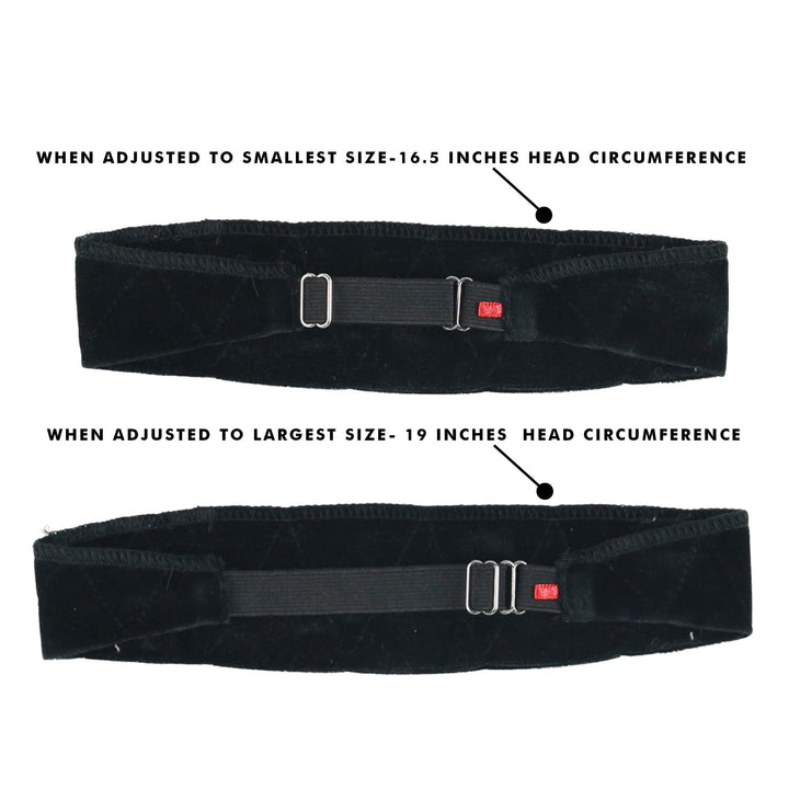 Wig Grip Headbands For Women- Adjustable To Custom Fit Your Head - Velvet Comfort - Wig Bands No Slip Breathable Lightweight Material For All Day Wear! Keep Wig Comfortably Secured