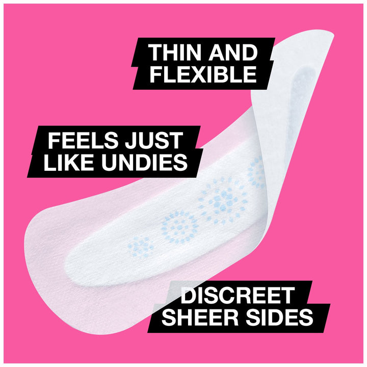 U by Kotex Barely There Liners, Light Absorbency, Unsce