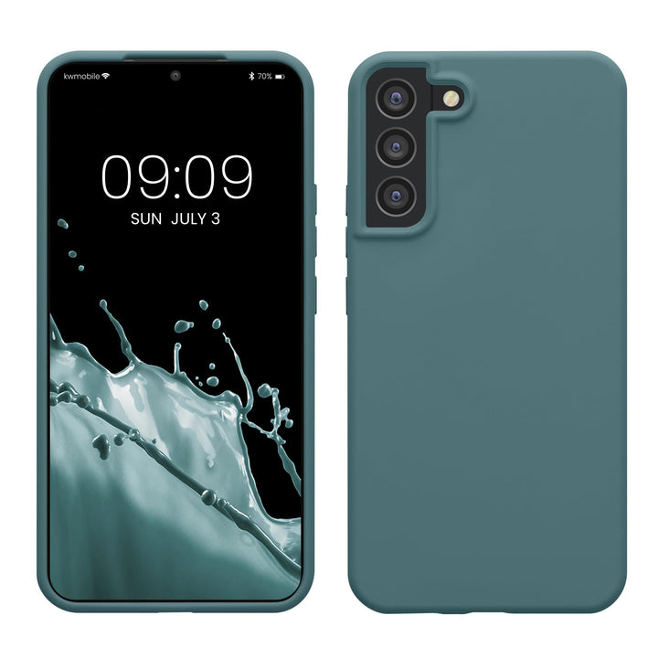 kwmobile Case Compatible with Samsung Galaxy S22 Plus Case - TPU Silicone Phone Cover with Soft Finish - Arctic Night