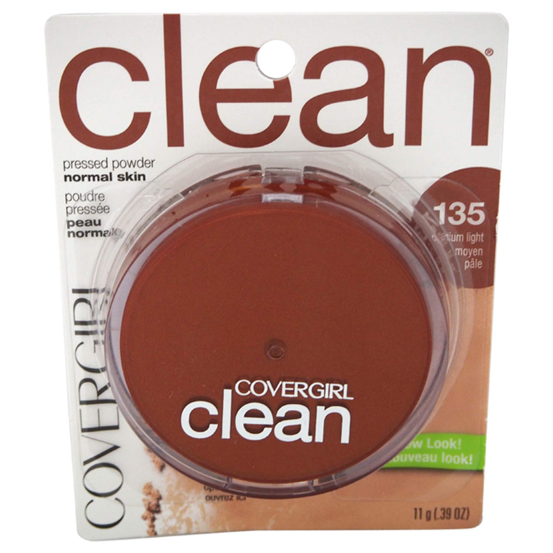 Clean Pressed Powder Foundation Medium Light.39 oz