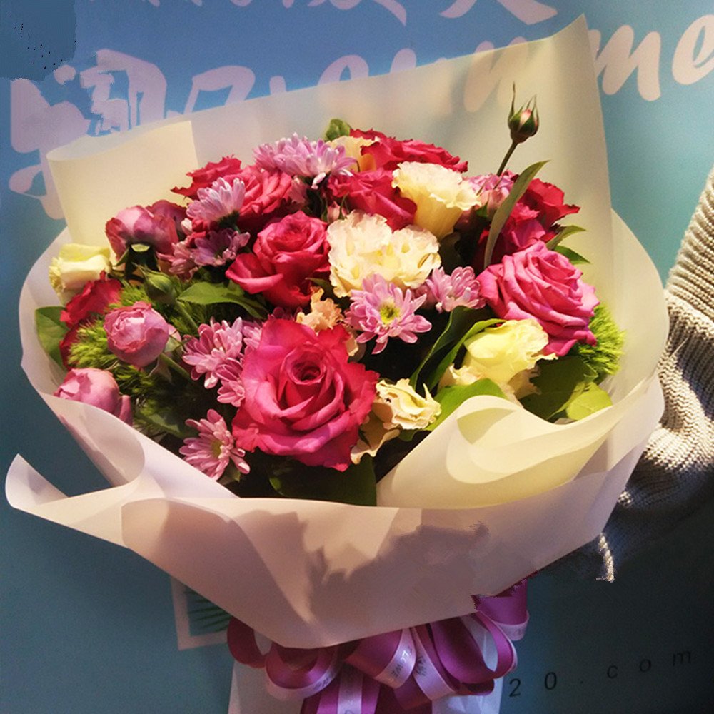 Korean Style Flower Wrapping Paper Floral Bouquet Gift 