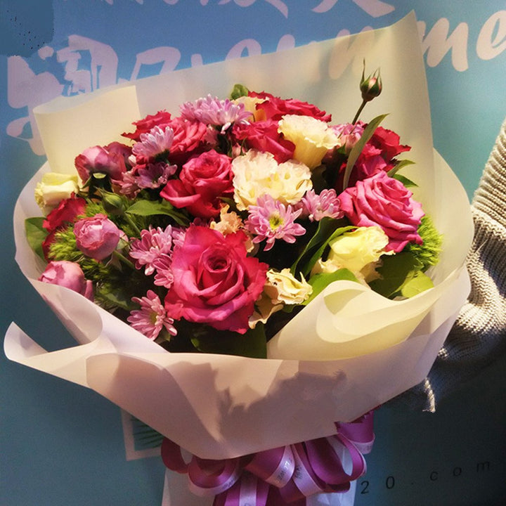 Korean Style Flower Wrapping Paper Floral Bouquet Gift 