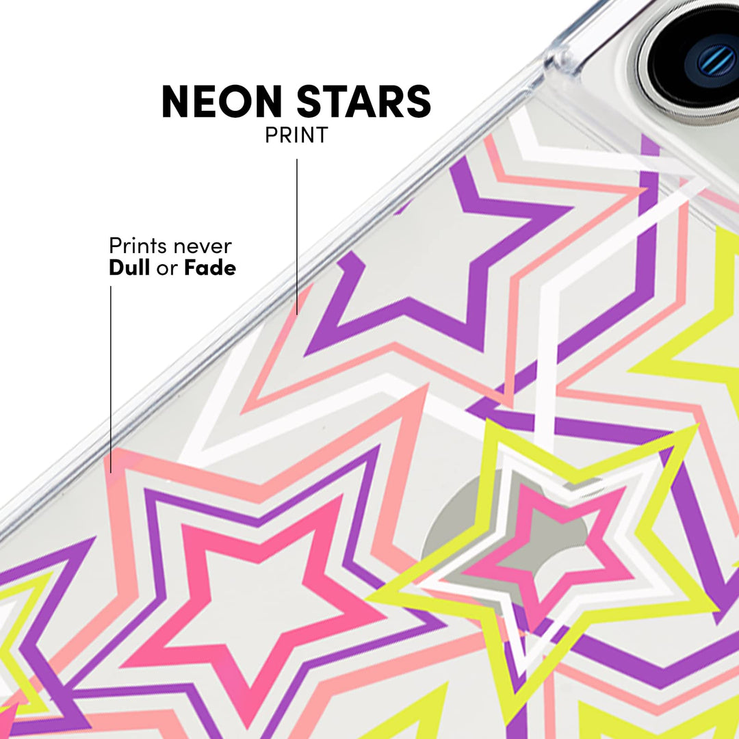 Case-Mate iPhone 13 Pro Max Case for Women - Neon Stars