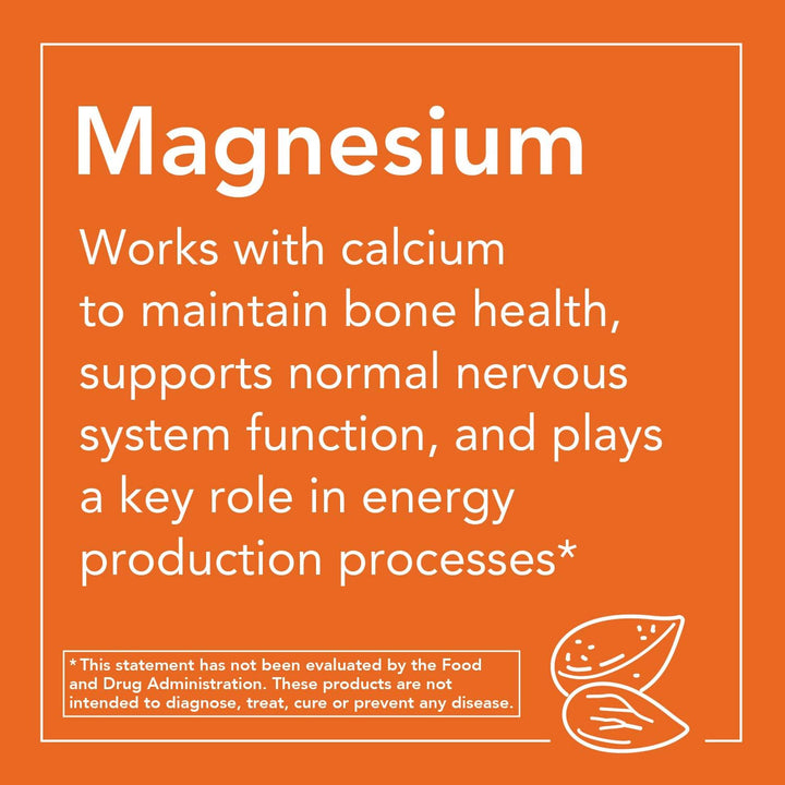 NOW Foods Supplements, Magnesium Oxide, Enzyme Function
