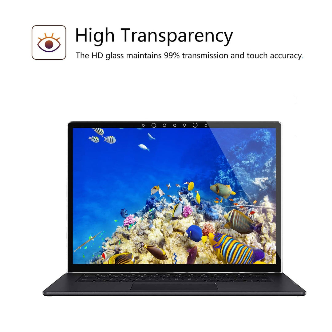Screen Protector for Surface Laptop 6/ Laptop 5 13.5 Inch, Tempered Glass/Easy Installation/Ultra Clear Screen, Also Compatible for Microsoft Surface Laptop 4/3/2/1