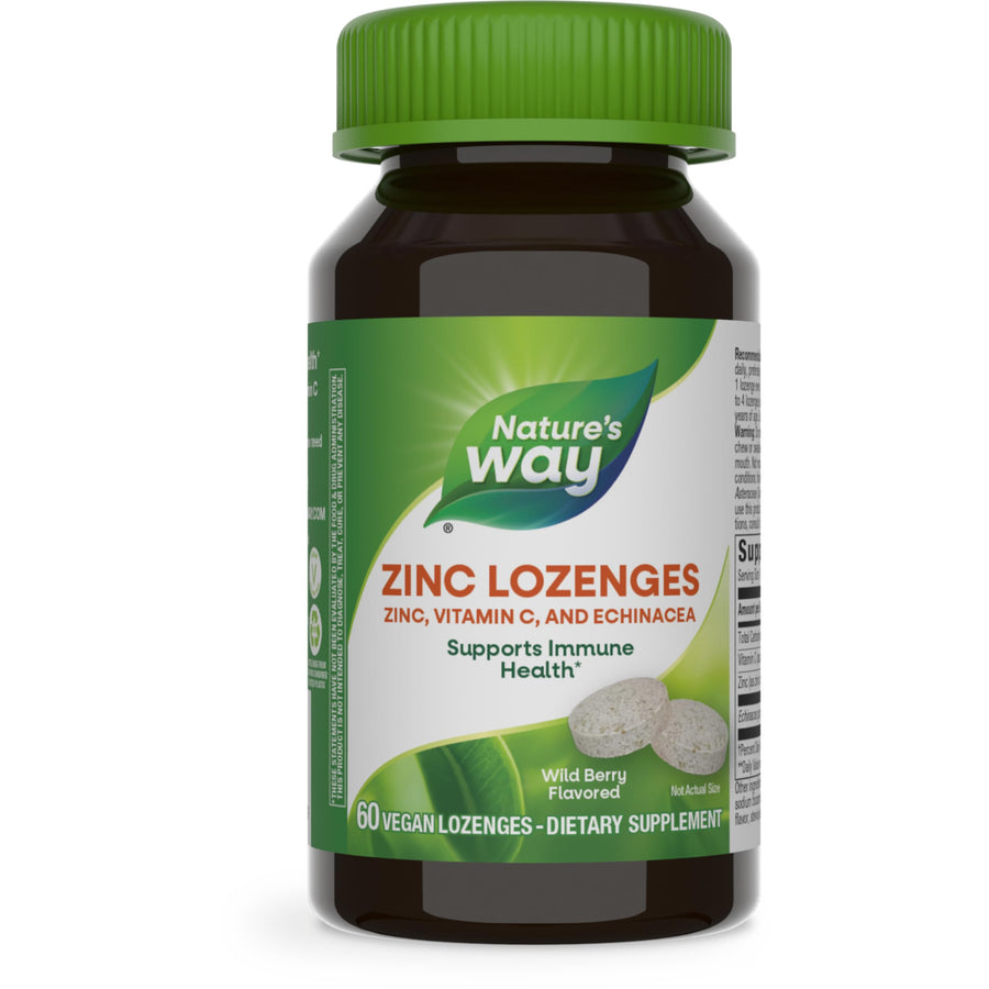 Nature's Way Zinc Lozenges with Vitamin C & Ech