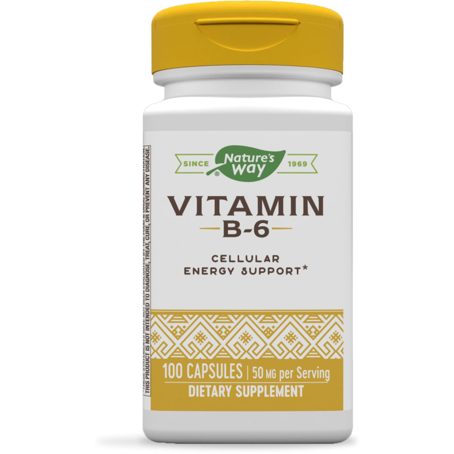 Nature's Way Vitamin B-6 Supplement, Cellular Energ
