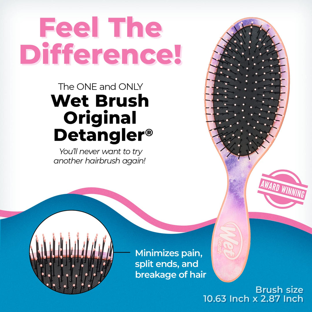 Original Detangler Hair Brush, Color Wash, Watermark, Ultra-Soft IntelliFlex Bristles - Detangling Hairbrush Glides Through Tangles For Wet, Dry &amp; Damaged Hair, Women &amp; Men