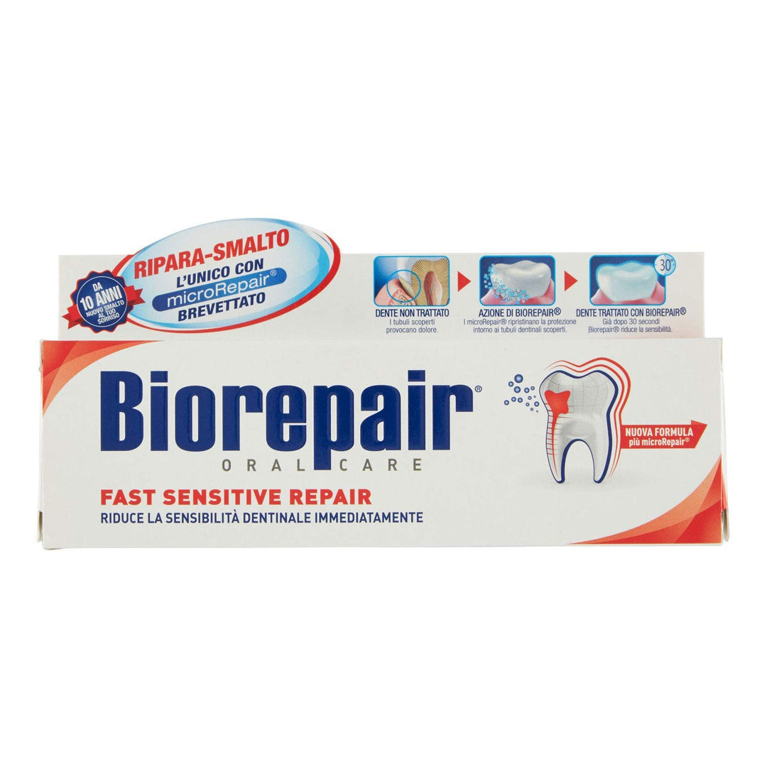 :Fast Sensitive Repair Toothpaste with microRepair, New Formula - 2.5 Fluid Ounce (75ml) Tube [ Italian Import ]