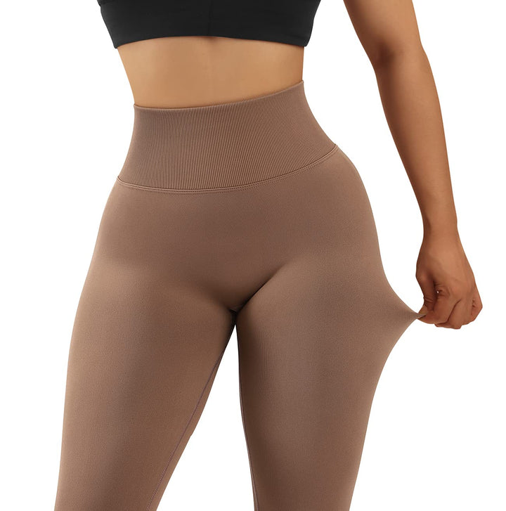 OMKAGI Women Scrunch Butt Lifting Leggings Seamless Hig