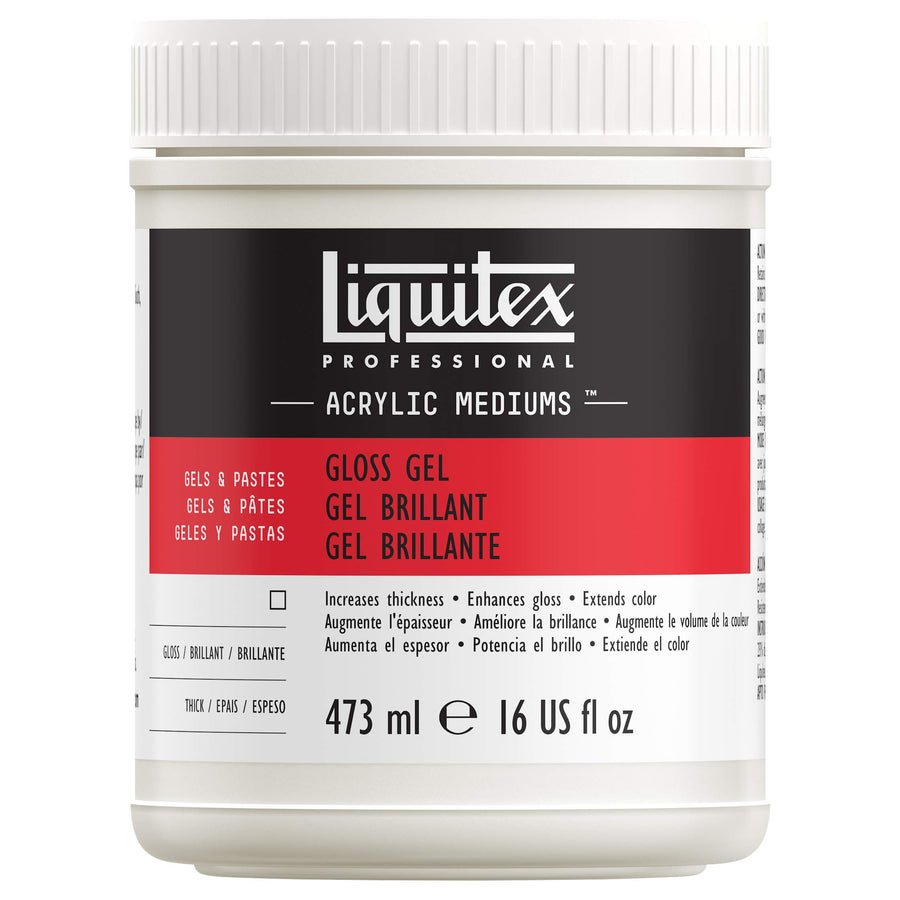 Liquitex Professional Ultra Matte Gel Medium, 16-oz