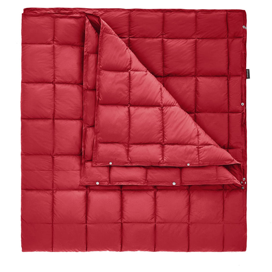 Camping Blanket Lightweight, Multifunctional Warm Puffy Outdoor Blanket with Snap Button, Water Repellent, Packable, for Travel, Airplane, Hiking, Picnic