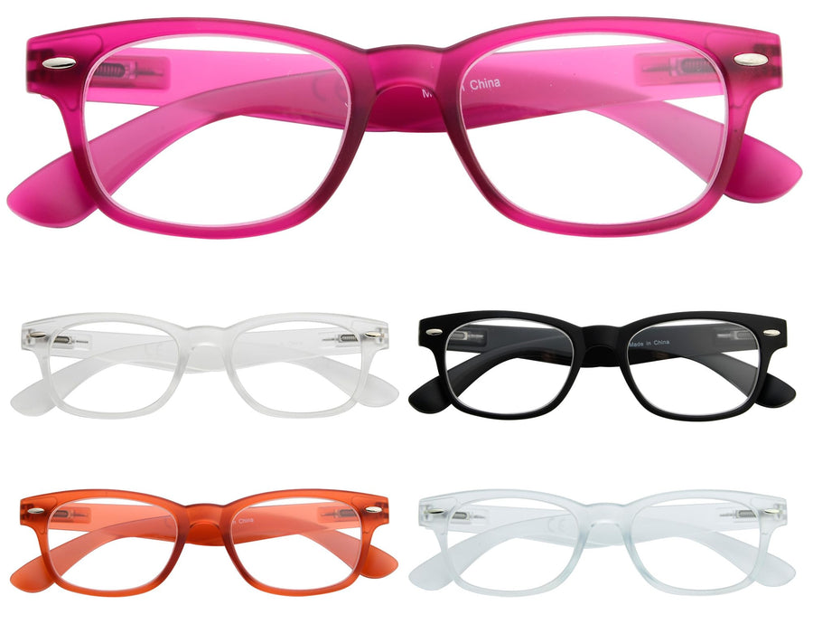 Eyekepper Ladies Reading Glasses - 5 Pack Retro Readers