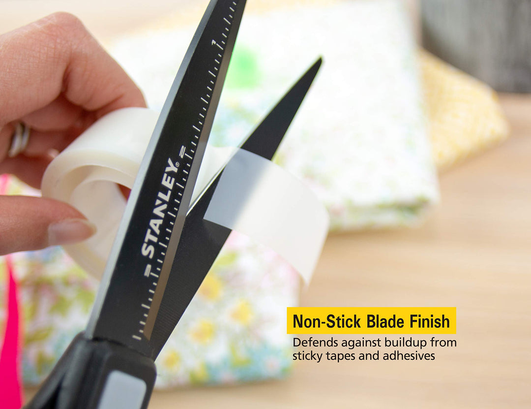Stanley Scissors Piranha 8 Premium Scissor, Gray (SCI8TINS),1pk