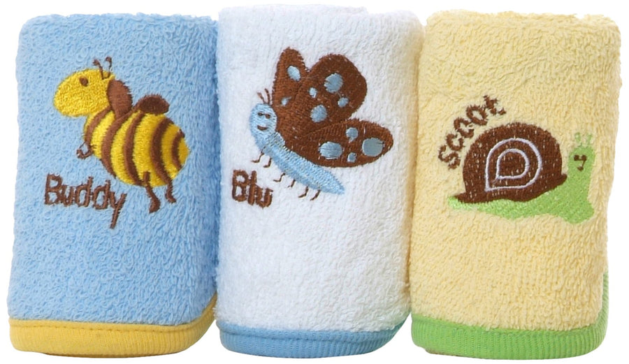 Little Twig Triple Pack Washcloth