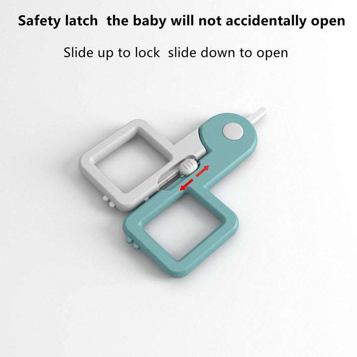 Baby Nail kit 5-in-1Children&#39;s nail clipper set Includes Nail Clippers, Scissors, Nail Files, and Tweezers.Baby Nail Care Set,Suitable for Newborns, Infants, Children(Green)